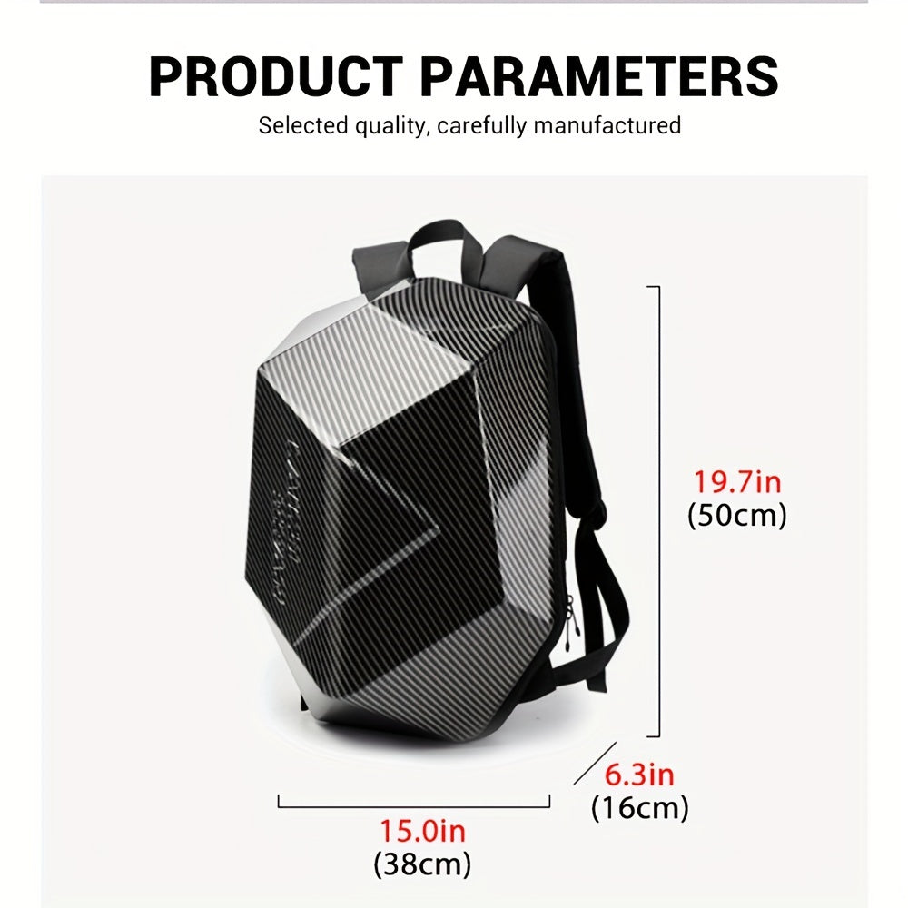 Multifuktionale Motorradtasche aus Kohlefaser - CASBAS
