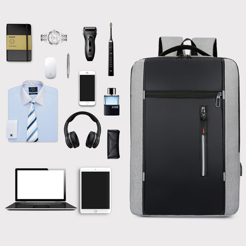 Wasserdichter Business-Rucksack mit USB-Ladeanschluss - WANARN