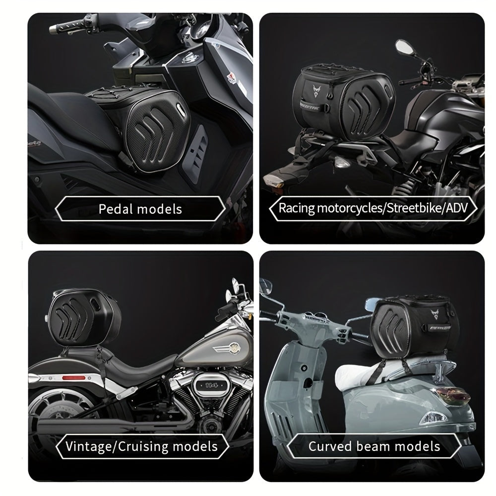 Wasserdichte und reflektierende Motorrad-Rücksitztasche - MORENO