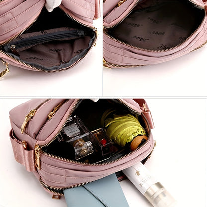 Nylon-Schultertasche: Klein, ideal für Freizeit - RIGUTINO
