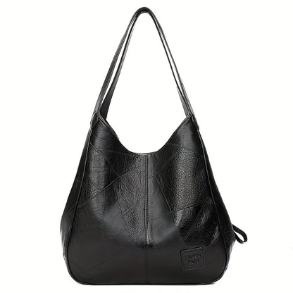 Vintage Hobo Henkeltasche, Kunstleder, mit Reißverschluss - LEONFORTE