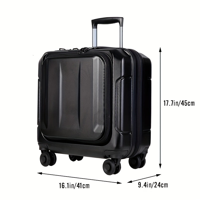 Hartschalen-Trolley Handgepäck mit 4 Spinnrädern, TSA-Schloss - MOORE