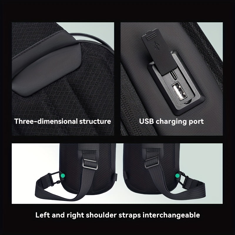 Brusttasche, Hartschalen-Schultertasche - PONTA GROSSA