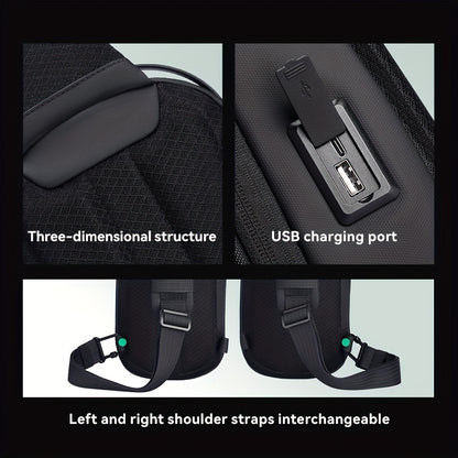 Brusttasche, Hartschalen-Schultertasche - PONTA GROSSA