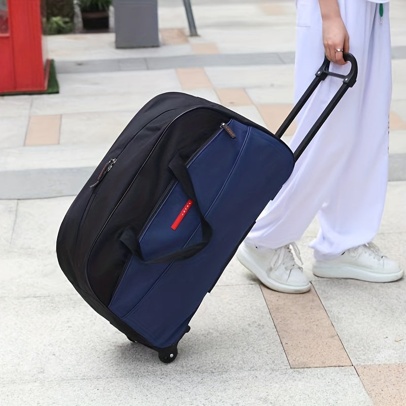 Faltbare Trolley-Tasche mit Rollen und großem Fassungsvermögen - KIMUU