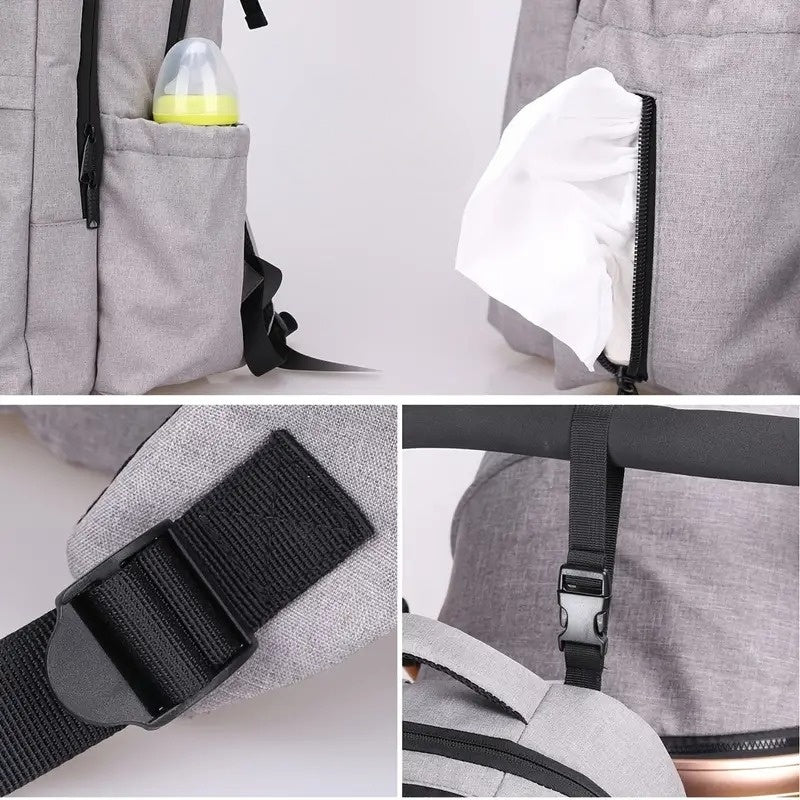 Baby-Rucksack: Große Kapazität für Windeln und Mutterbedarf - MANSO