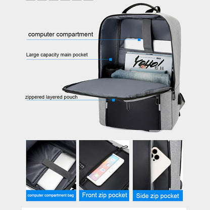 Wasserdichter Business-Rucksack mit USB-Ladeanschluss - WANARN
