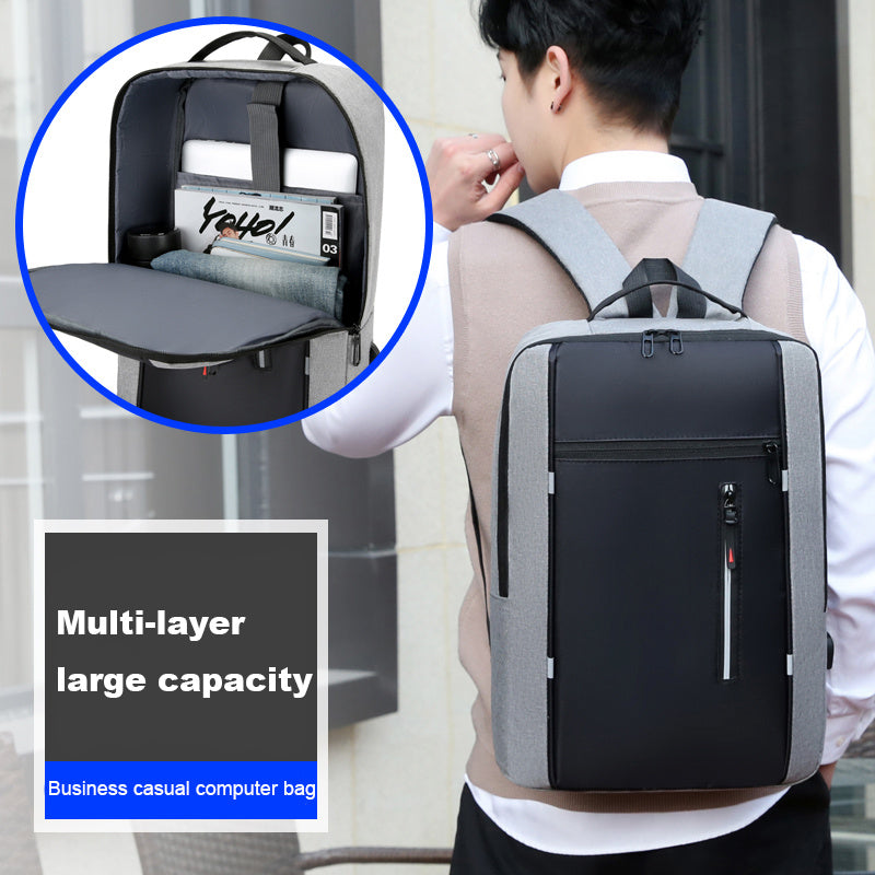 Wasserdichter Business-Rucksack mit USB-Ladeanschluss - WANARN