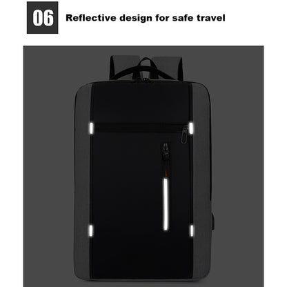 Wasserdichter Business-Rucksack mit USB-Ladeanschluss - WANARN