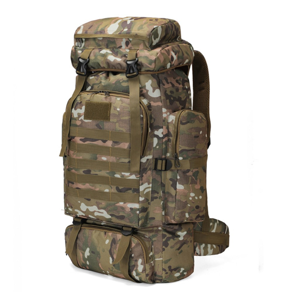 80L Wasserdichter Rucksack für Reisen und Bergsteigen - GRUMBLER