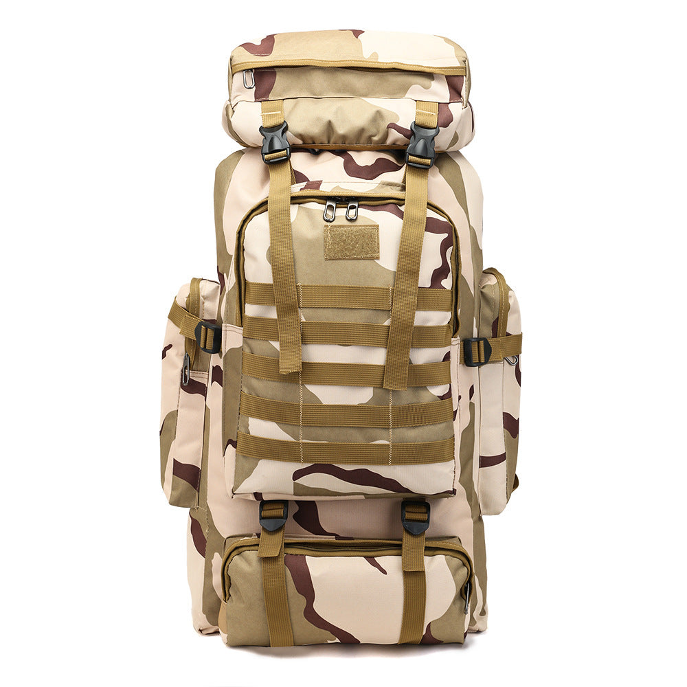 80L Wasserdichter Rucksack für Reisen und Bergsteigen - GRUMBLER