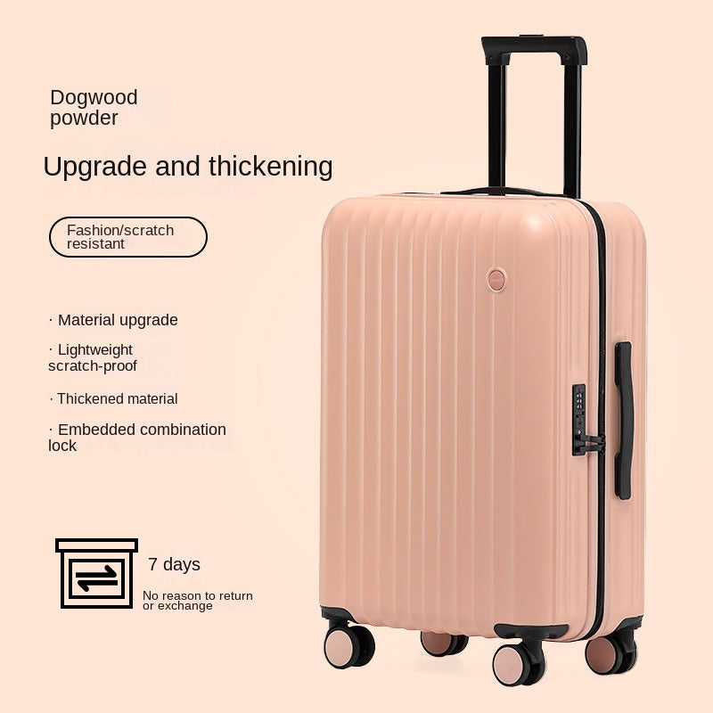Hartschalentrolley mit Spinner-Rädern und Passwortschutz - ROCKON