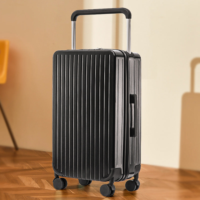 Hartschalentrolley mit Spinner-Rädern und Passwortschutz - TEXANA