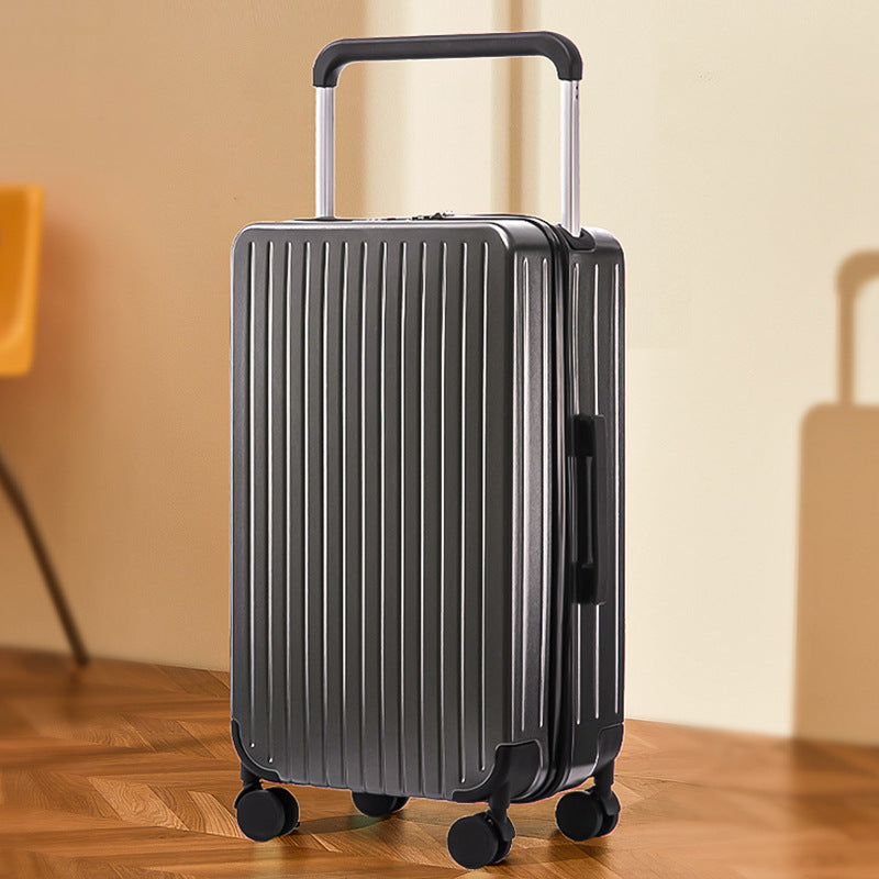 Hartschalentrolley mit Spinner-Rädern und Passwortschutz - TEXANA