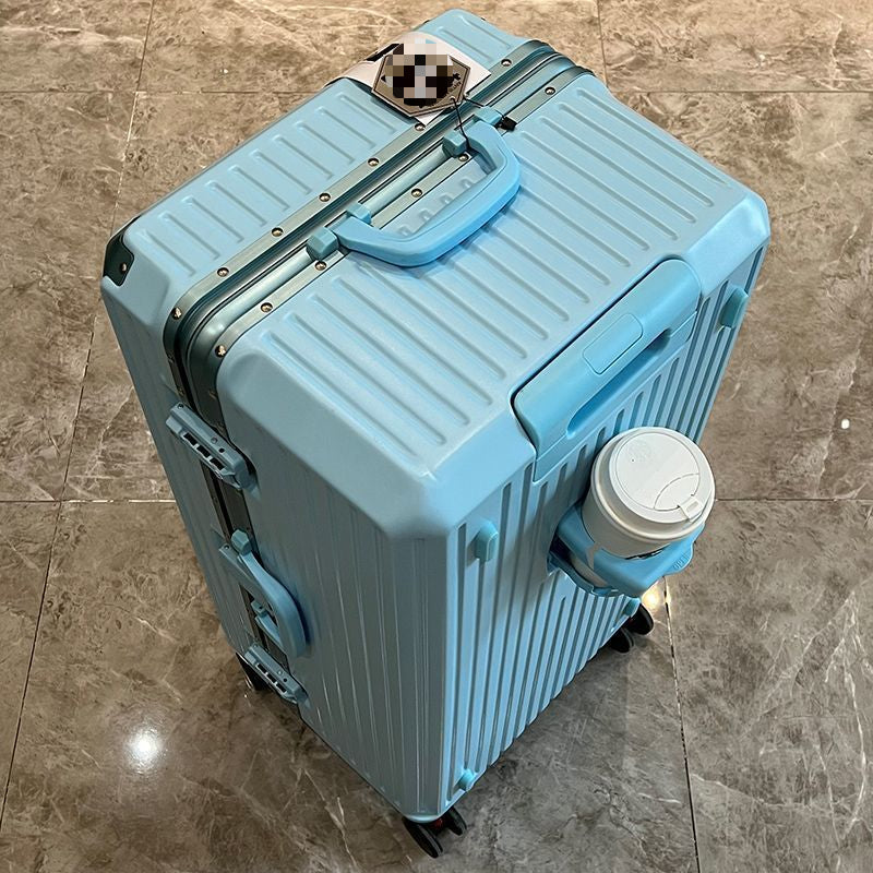 Reisekoffer mit Spinner Rädern und Cup Holder, Passwort-Sperre - PADEN