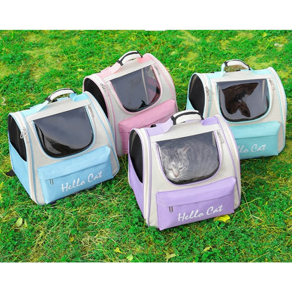 Tragbarer Haustier-Rucksack, geeignet für Katzen und Hunde - YOBIKO