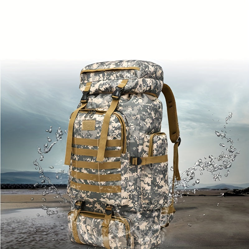 80L wasserdichter Unisex-Rucksack, für Outdoor-Aktivitäten - BOYER
