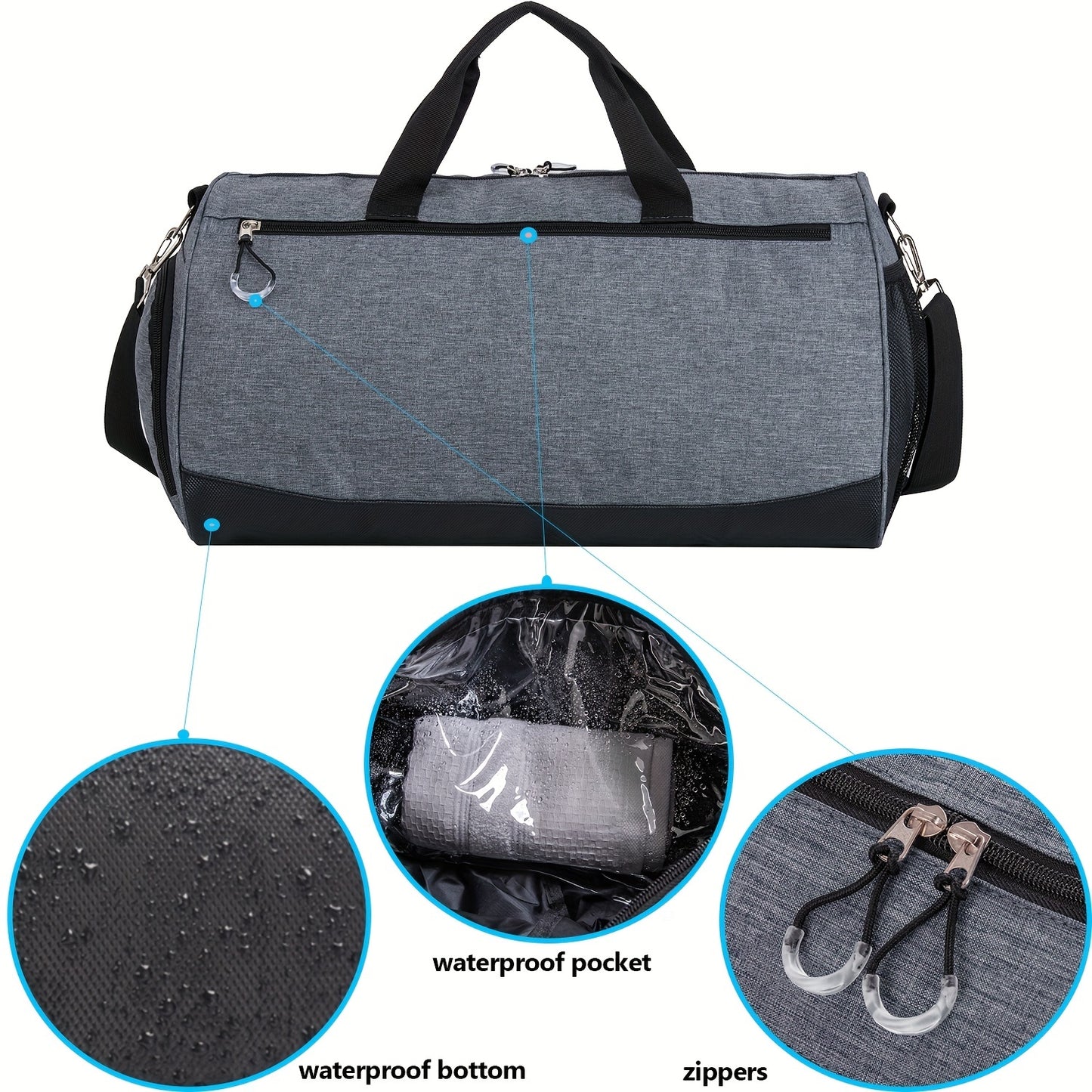 Robuste Sport-Fitness-Yoga-Tasche mit großer Kapazität - GLANDALE