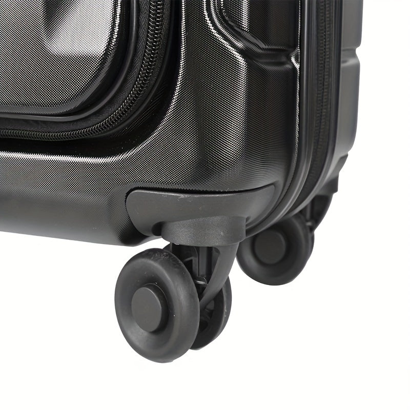 Hartschalen-Trolley Handgepäck mit 4 Spinnrädern, TSA-Schloss - MOORE