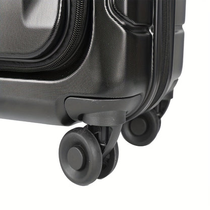 Hartschalen-Trolley Handgepäck mit 4 Spinnrädern, TSA-Schloss - MOORE