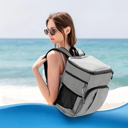 54 Dosen Kühlrucksack: Auslaufsicher und wasserabweisend - SHUNGNAK