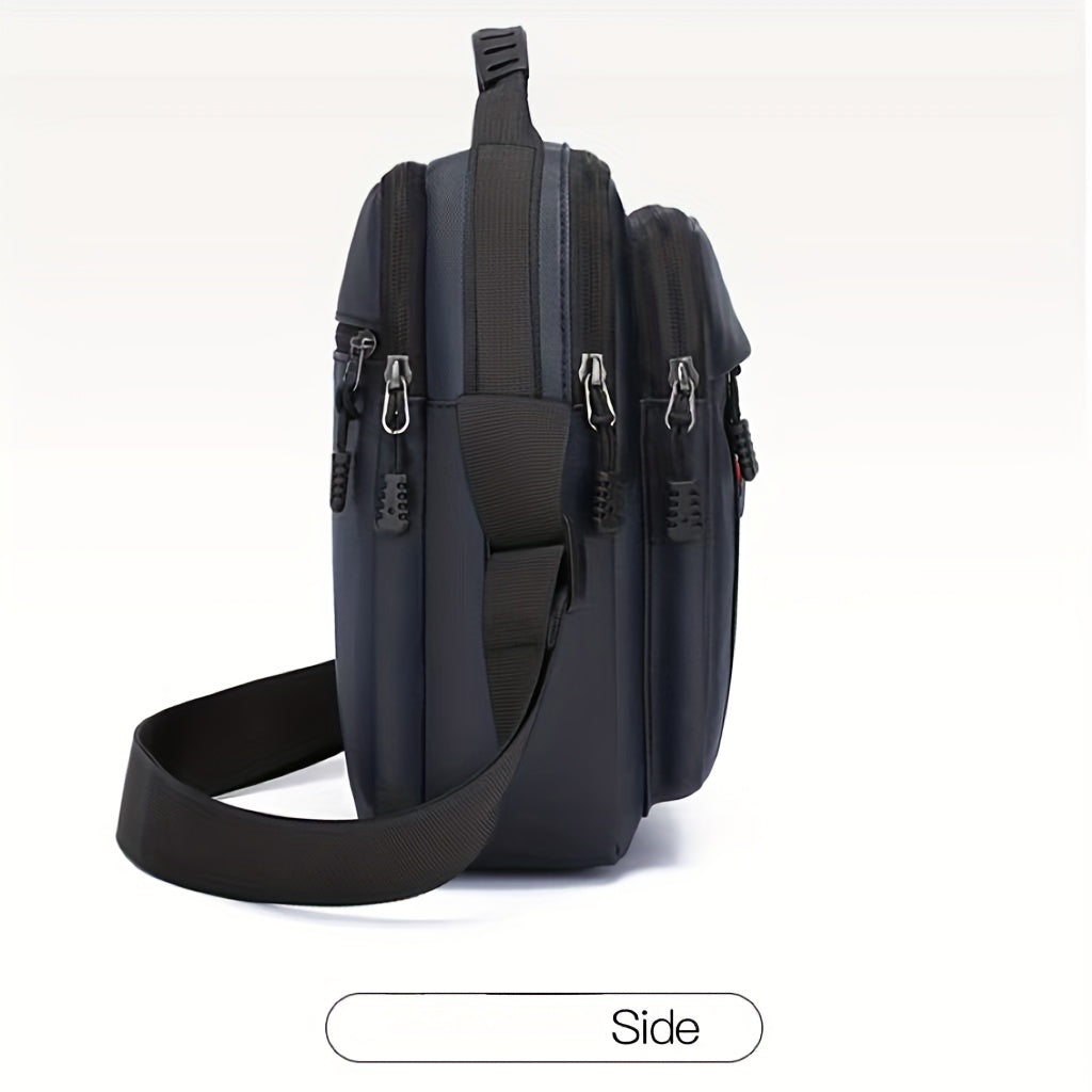 Multi-Pocket Herren Crossbody-Tasche mit großer Kapazität - SONSECA