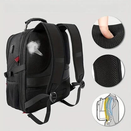 50L Reiserucksack, Laptopfach, USB-Ladeanschluss - GHAN