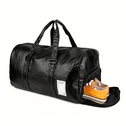 Leichte PU Fitness- und Reisetasche/Weekender mit Schuhfach - WERDA
