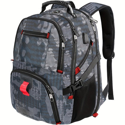 50L Reiserucksack, Laptopfach, USB-Ladeanschluss - GHAN