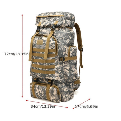 80L wasserdichter Unisex-Rucksack, für Outdoor-Aktivitäten - BOYER