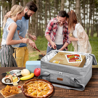 Isolierte Box für heiße oder kalte Speisen und Pizzabox - SELAWIK