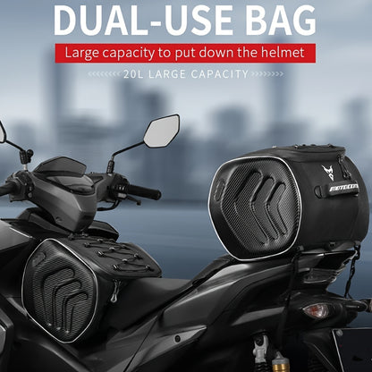 Wasserdichte und reflektierende Motorrad-Rücksitztasche - MORENO