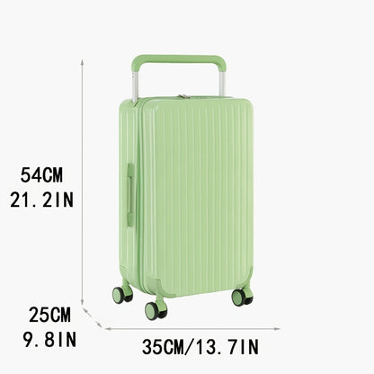 Hartschalentrolley mit Spinner-Rädern und Passwortschutz - TEXANA