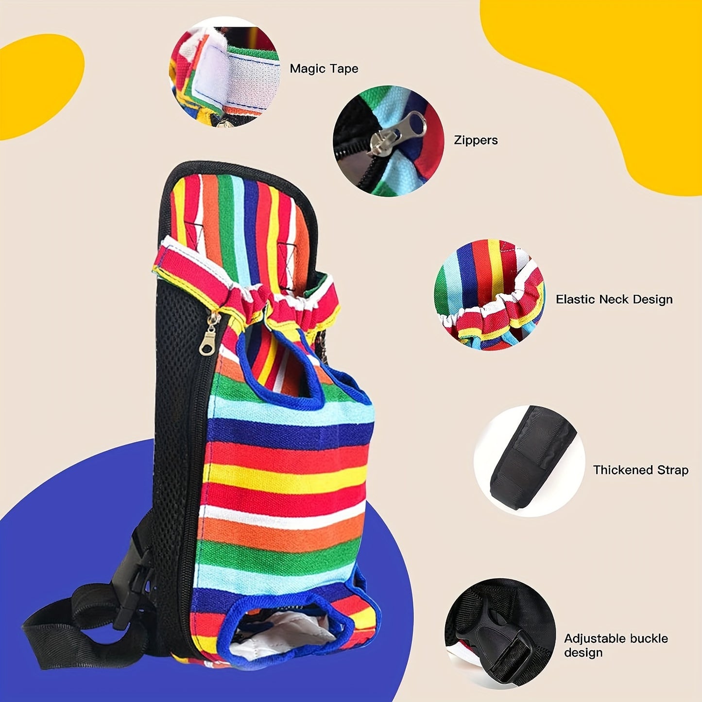 Rucksack ideal für kleine bis mittelgroße Hunde - OKAZAKI