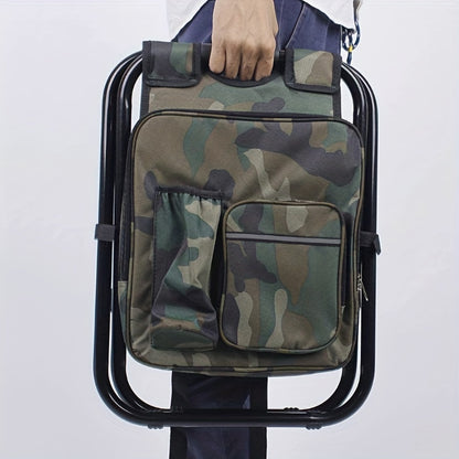 10L Kühlrucksack mit Campinghocker für Angeln und Camping - BIRCHES