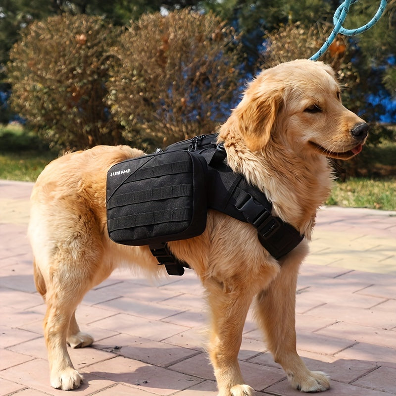 Hundesattelrucksack: Wasserdicht und mit abnehmbaren Taschen - FUKUROI