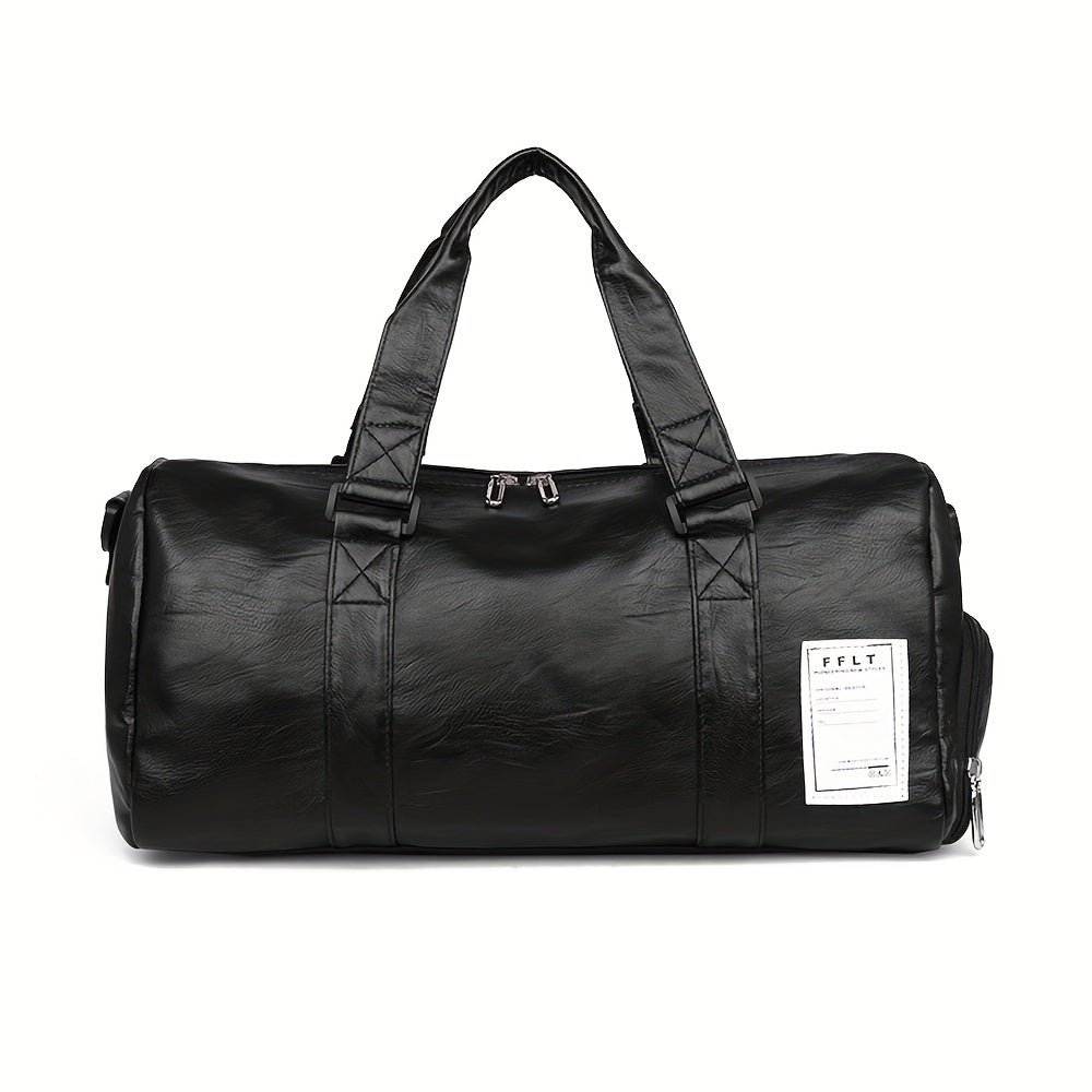 Leichte PU Fitness- und Reisetasche/Weekender mit Schuhfach - WERDA