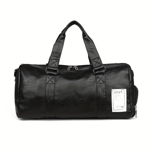 Leichte PU Fitness- und Reisetasche/Weekender mit Schuhfach - WERDA