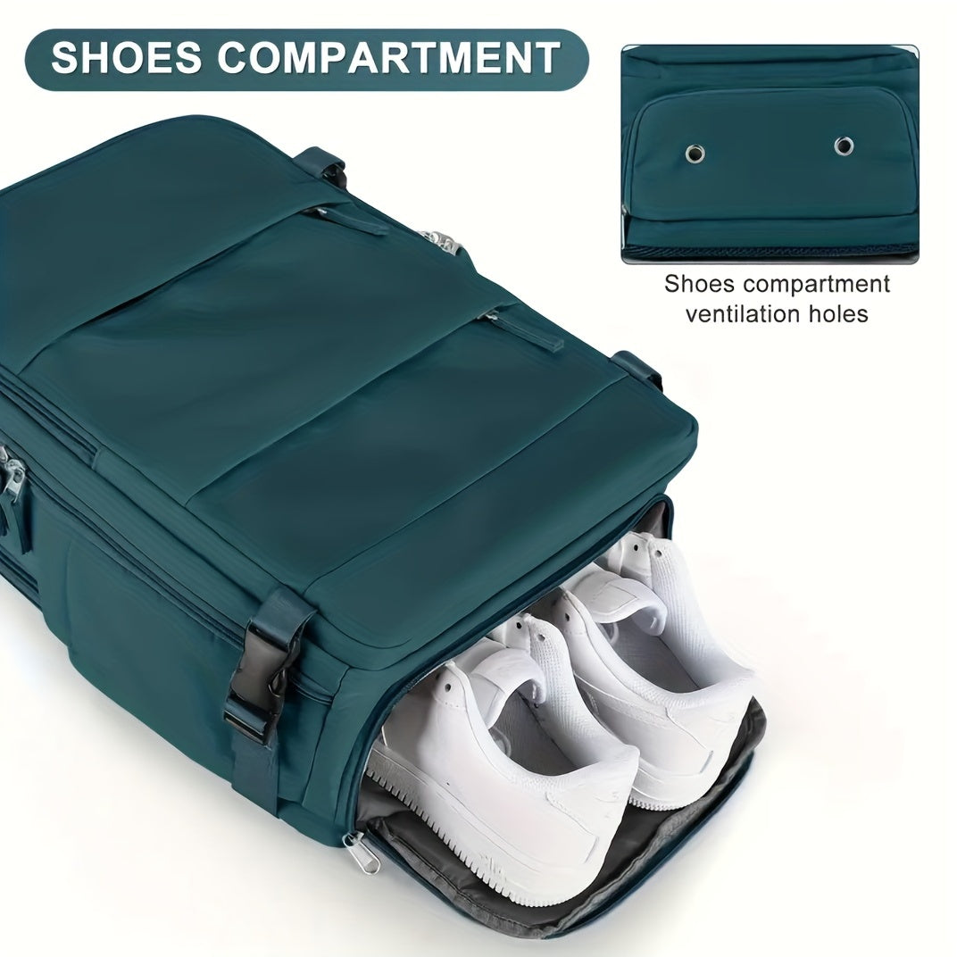 Wasserdichter Reiserucksack mit USB-Ladeöffnung - YULARA