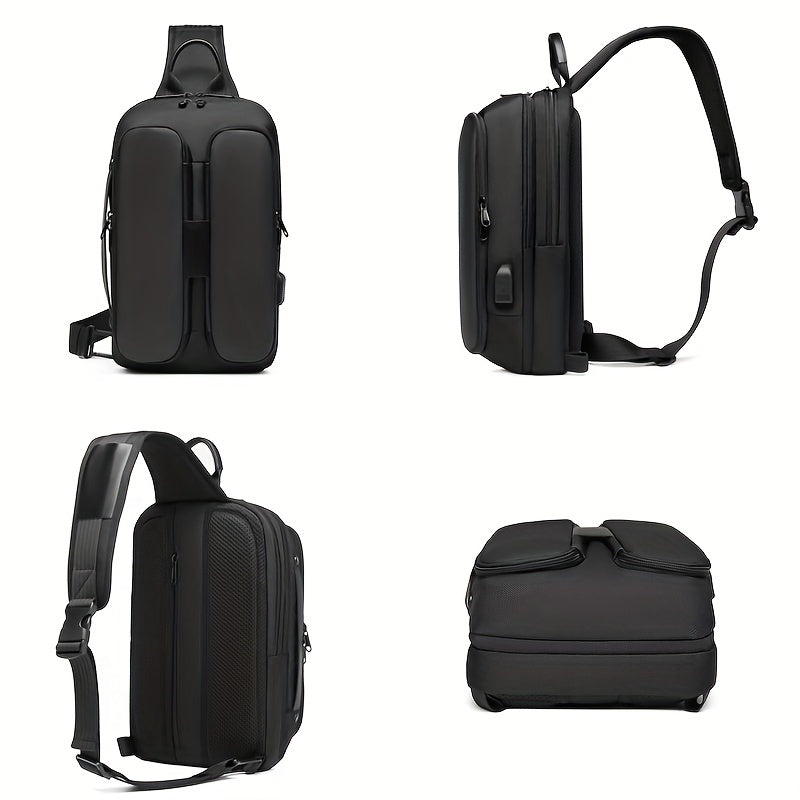 Brusttasche mit großer Kapazität und USB-Ladeanschluss - PELOTAS