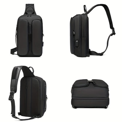 Brusttasche mit großer Kapazität und USB-Ladeanschluss - PELOTAS