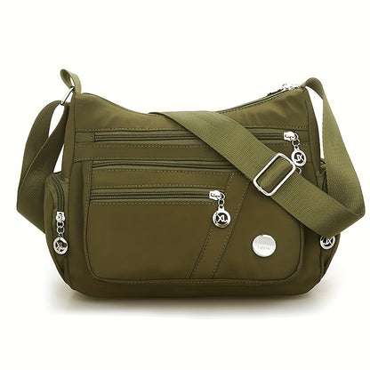 Trendige Schultertasche mit großer Kapazität, aus Nylon - MEMBRILLA