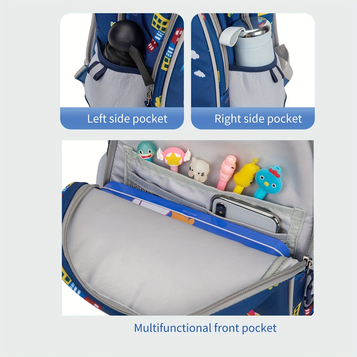 Ultraleichter Rucksack m. Wirbelsäulenschutz, großer Kapazität - BORTH