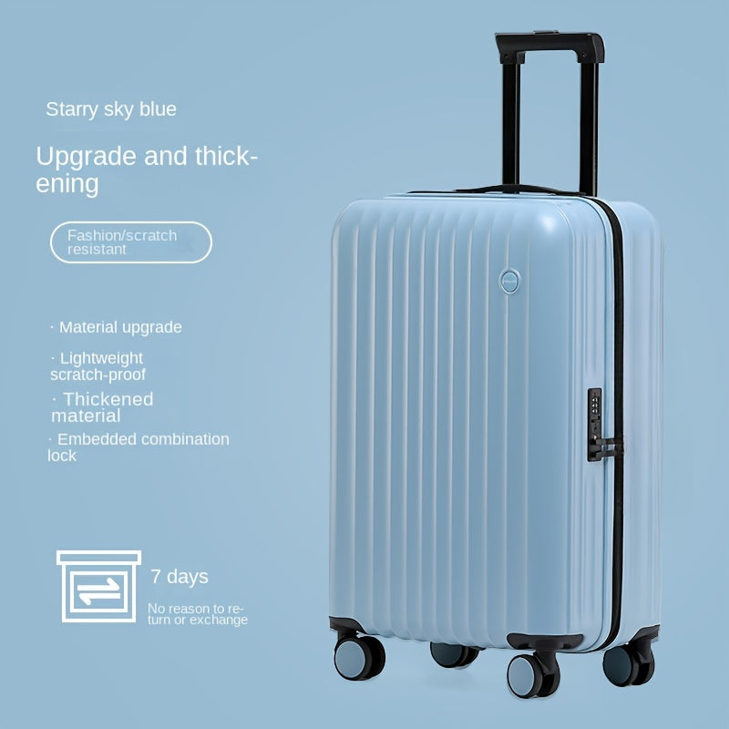 Hartschalentrolley mit Spinner-Rädern und Passwortschutz - ROCKON