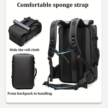 Innovativer Reiserucksack, Handtasche, Umhängetasche. 3-in-1-Tasche - PERTH
