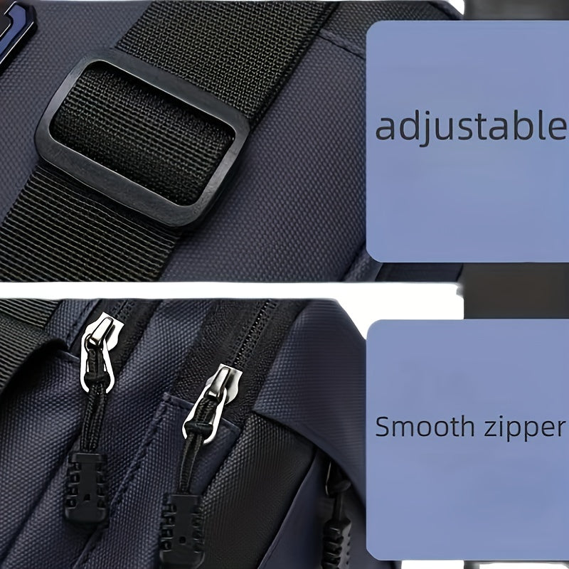 Multi-Pocket Herren Crossbody-Tasche mit großer Kapazität - SONSECA