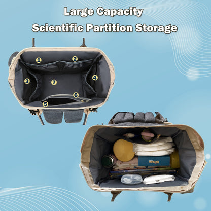 Wasserdichter Rucksack, ideal für Reisen und Schwangerschaft - LENTO