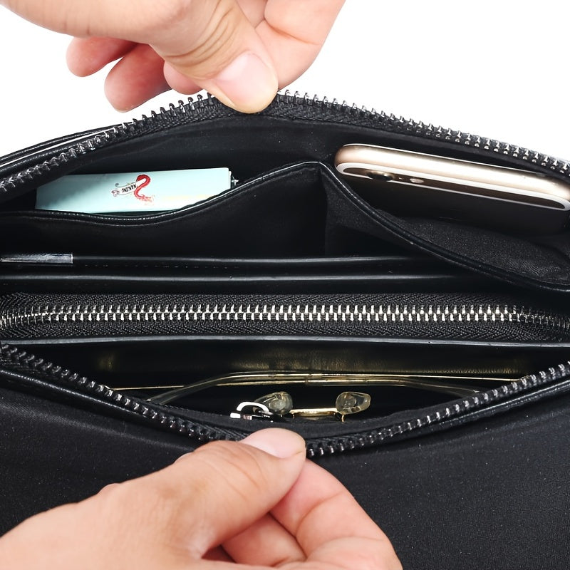 Herren-Handtasche mit Business-Design aus Kunstleder - DECONTRA