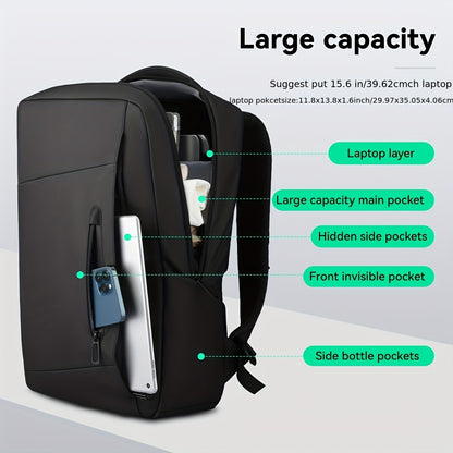 Erweiterbarer Wasserdichter Herrenrucksack - BRISBANE