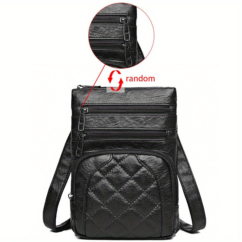 Mini Crossbody-Handytasche für Frauen, mit Reißverschluss - MONSERRATO